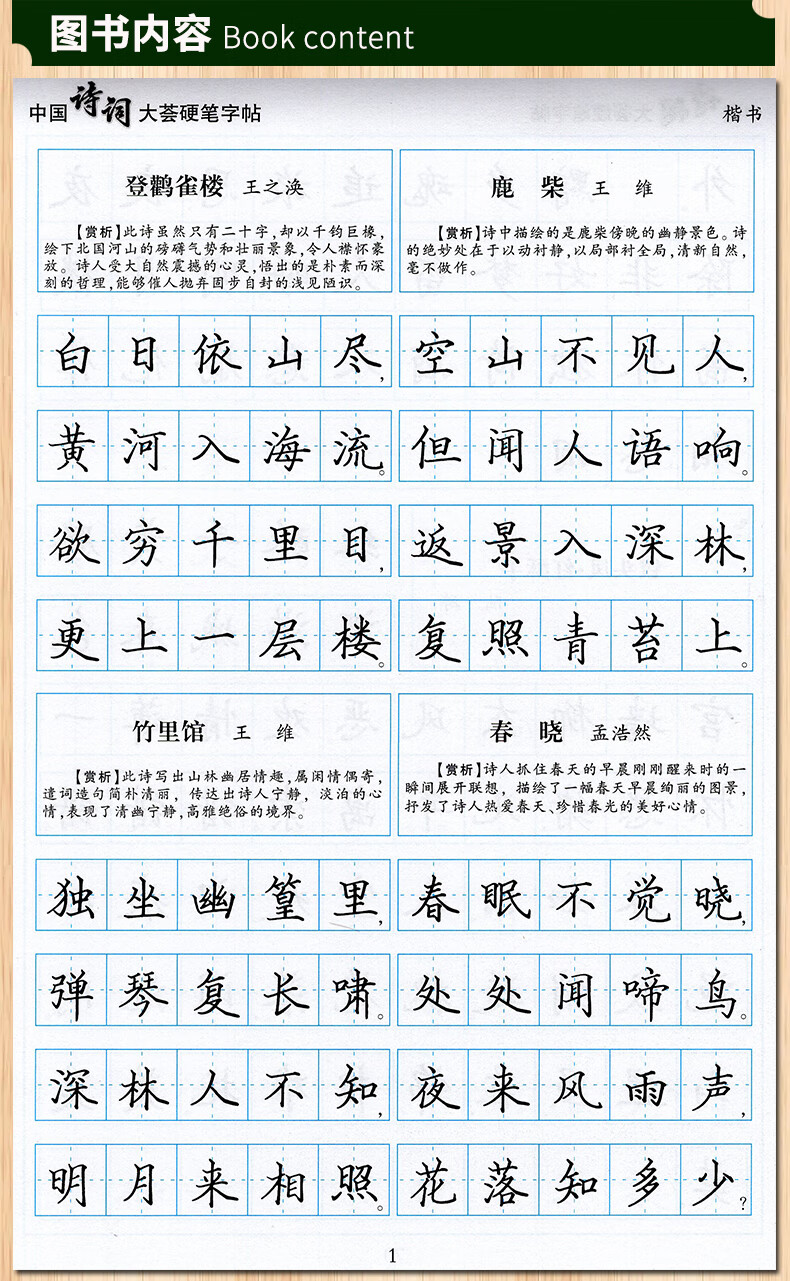 詩詞字帖成人硬筆書法實用硬筆字字帖楷書行楷李放鳴鋼筆字帖教程練字