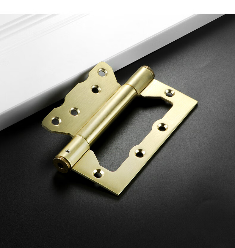 西朵 隐形门子母合页弹簧液压缓冲自动关门铰链阻尼自闭木门荷叶弹簧