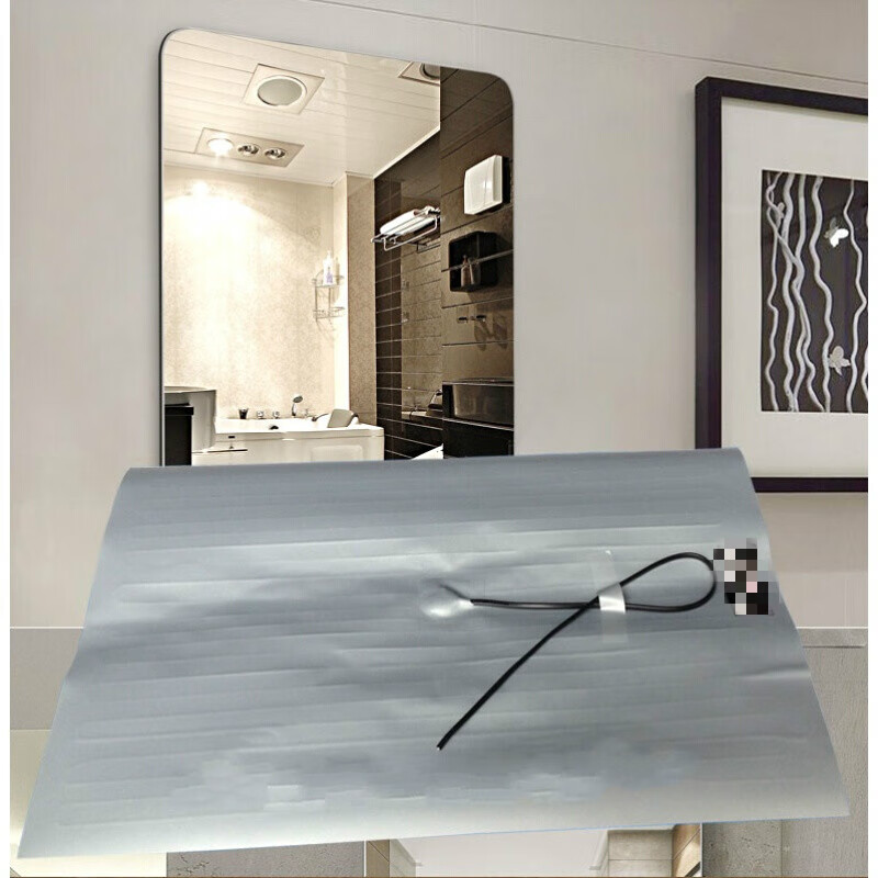 电子防雾膜 镜子防雾膜 电热膜 电加热膜卫浴镜 pvc1000mmx800mm