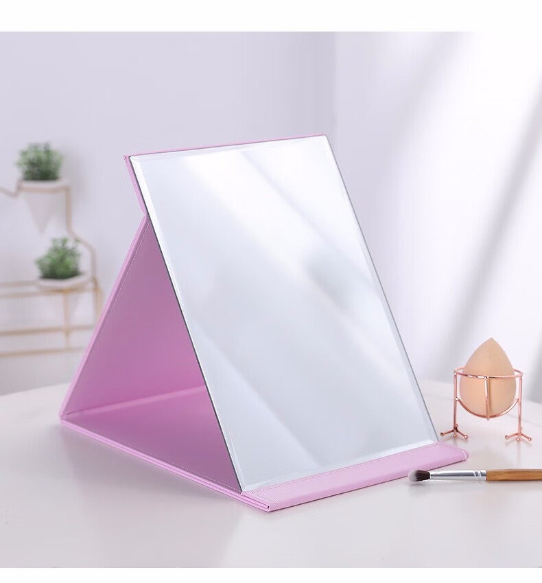 小米mi生态米家同款可折叠化妆镜子台式便携随身网红梳妆镜桌面小