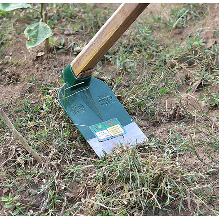 加厚军工锄头户外刨地挖土开荒家用全钢锄头高碳钢挖地的撅头军绿688