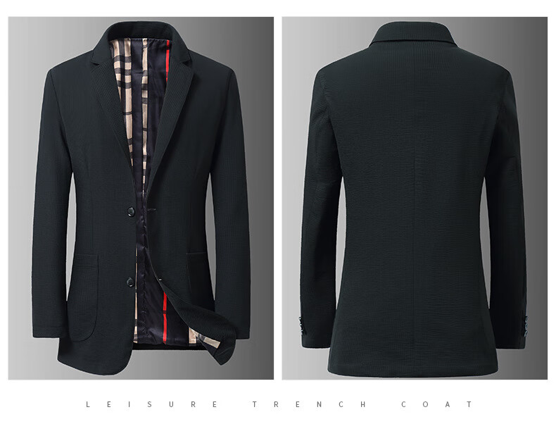 老爷车西装男春秋新品男士商务休闲西服韩版修身纯色百搭小西装外套