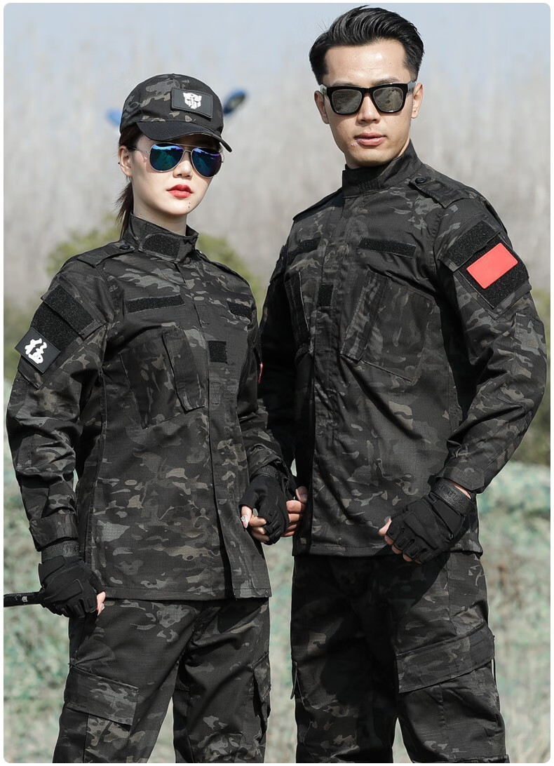 盾郎迷彩服正品套装战术服装cs套装特战服户外透气耐磨美军二代训练服