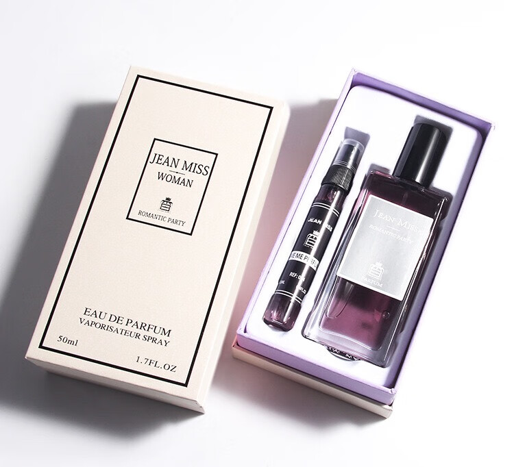 romanticparty香水50ml送12ml小样便携装jeanmisswoman礼盒装送冥府