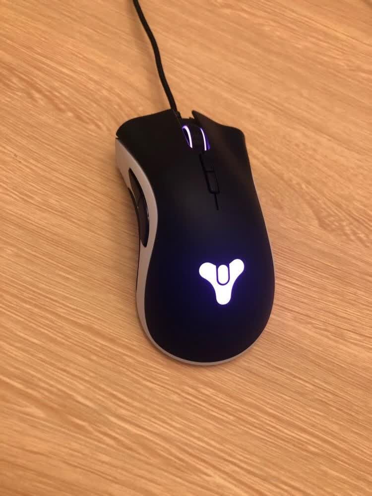 雷蛇二蛇炼狱蝰蛇2013/6400dpi/白色/幻彩版电竞有线游戏鼠标 蝰蛇