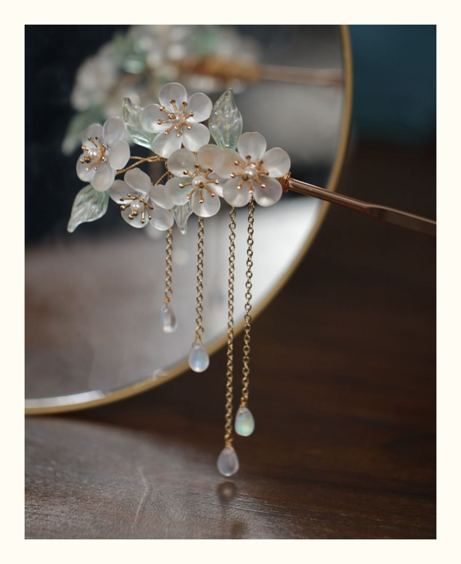 高端品质手工发簪发钗简约【华贵古风】步摇旗袍配饰国风盘发现代仙女