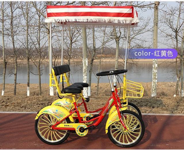 男女男女双人多人自行车一体情侣自行四轮多人骑两人轮自网红网红 22