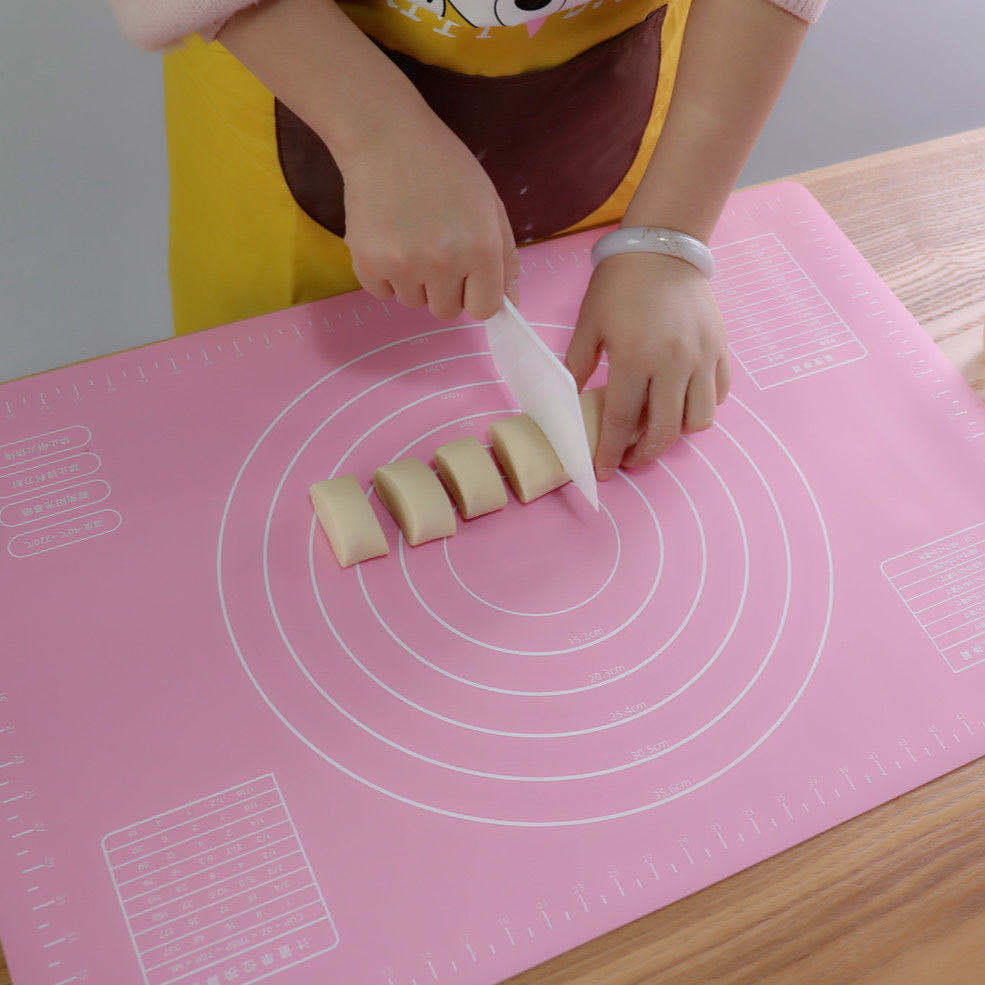 擀面垫烘焙厨房擀面板升级加厚款半透明2mm加厚4050擀面杖油刷面刀