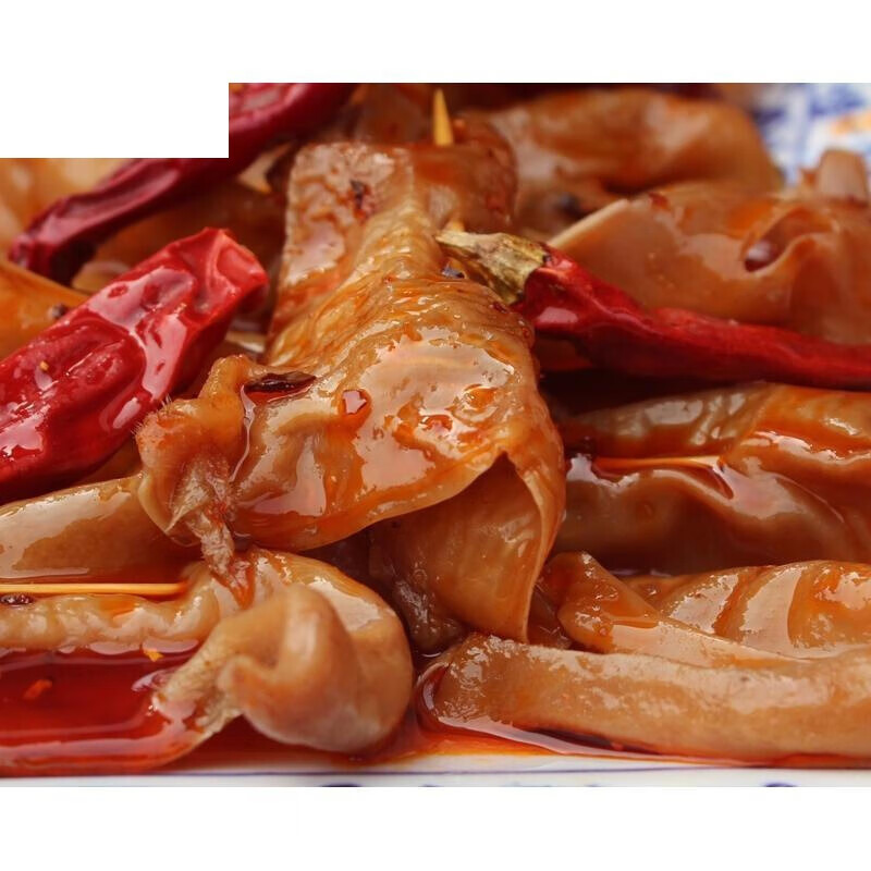 四川特产自贡麻辣兔耳朵办公室休闲小吃香辣零食下酒菜兔子肉160g 微