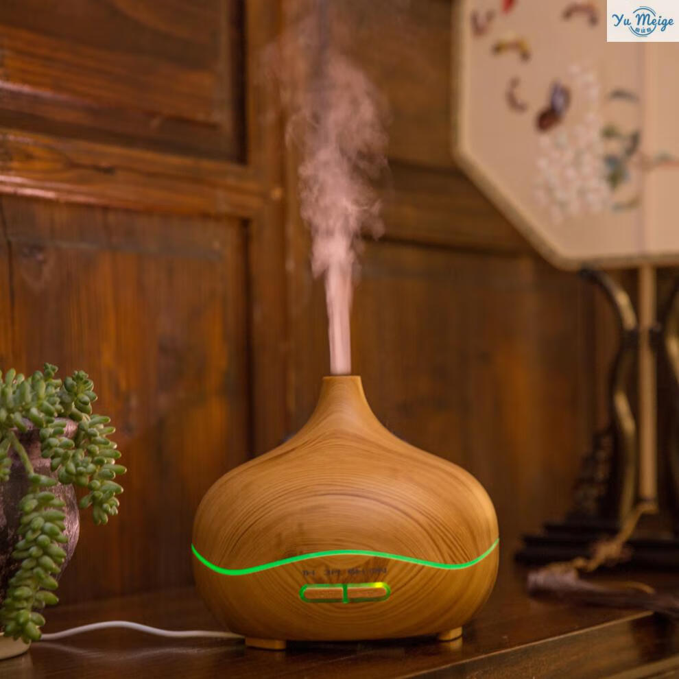 新款多特瑞美乐家木纹香薰机声波essentialoilaromadiffuser200ml小