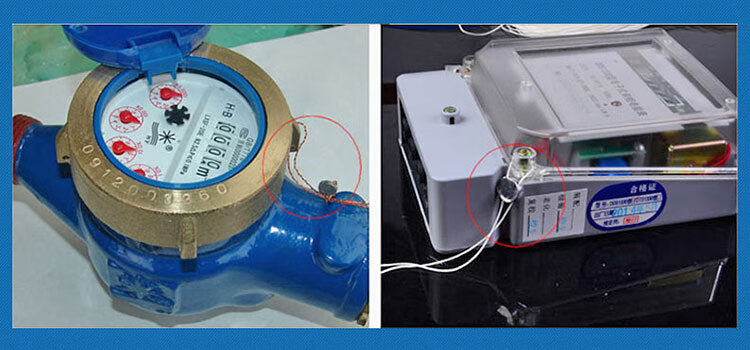 铅封套装电表封铅钳电表封签铅封钳子电表铅封扣水表铅封豆铅封线棉线
