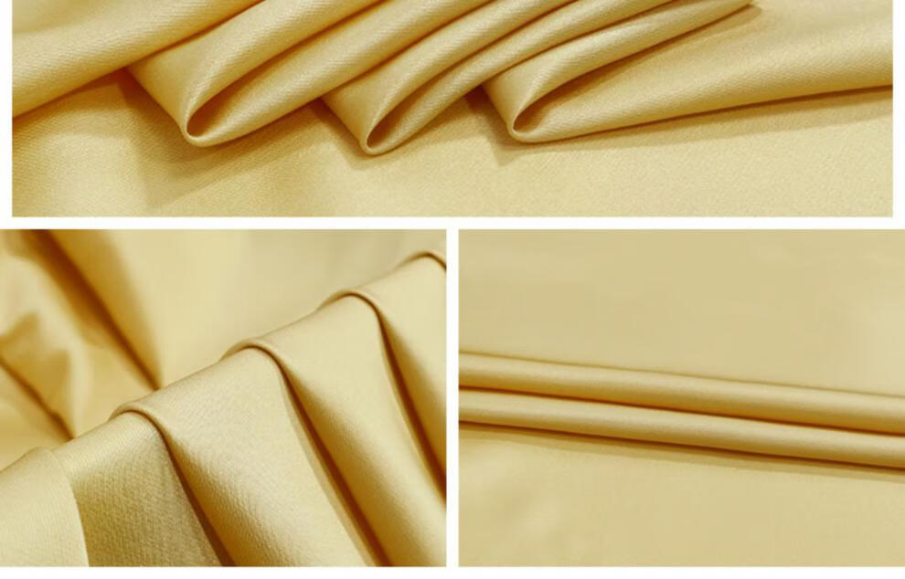 oloey 23色入 莫兰迪宽幅真丝斜纹缎纯色面料桑蚕丝绸时装布料半米