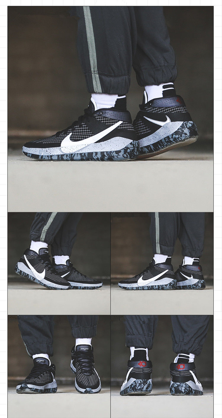 杜兰特13代篮球鞋kd13黑白主场11代酷灰男女气垫战靴杜13美国队36