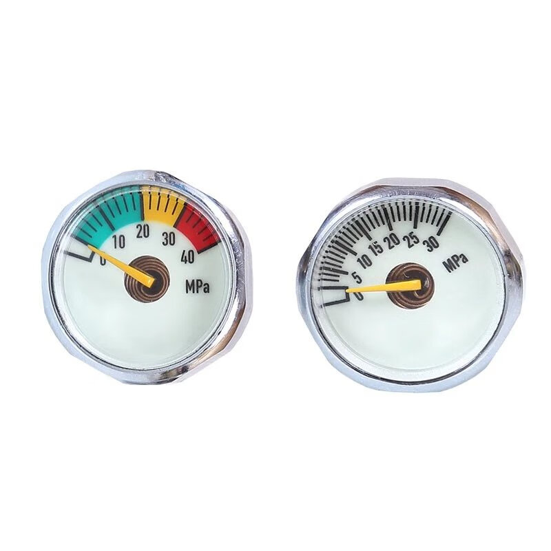 高压气阀表恒压阀表恒压表30mpa气压表40mpa压力表高压气压表小表夜光