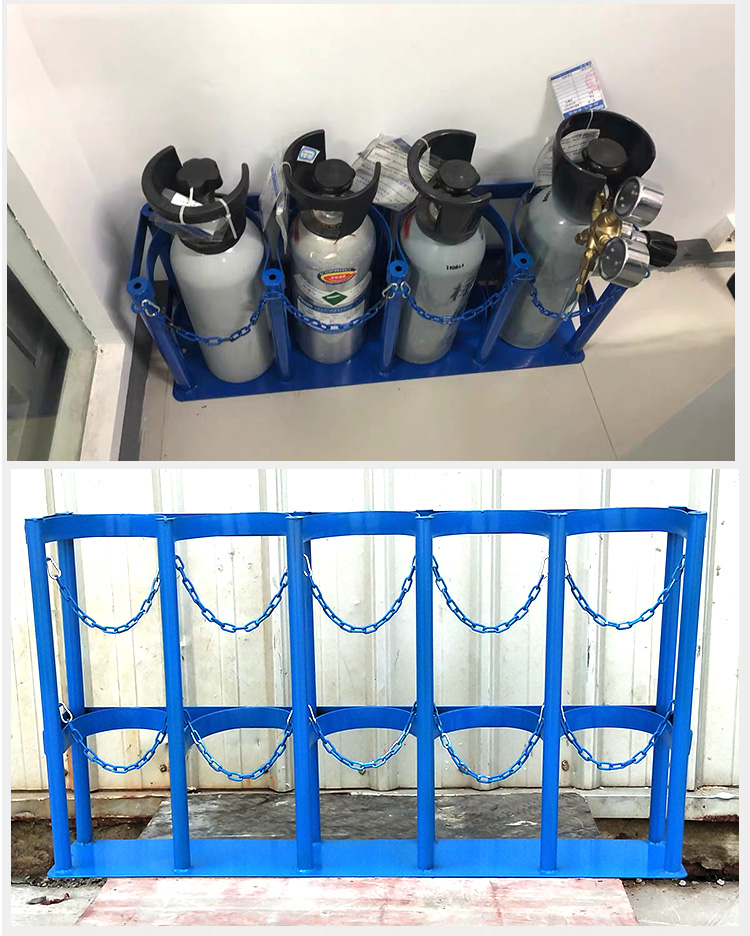 气瓶固定架40l加大加厚氧气乙炔防倒架气瓶固定支架钢瓶固定架10l40l