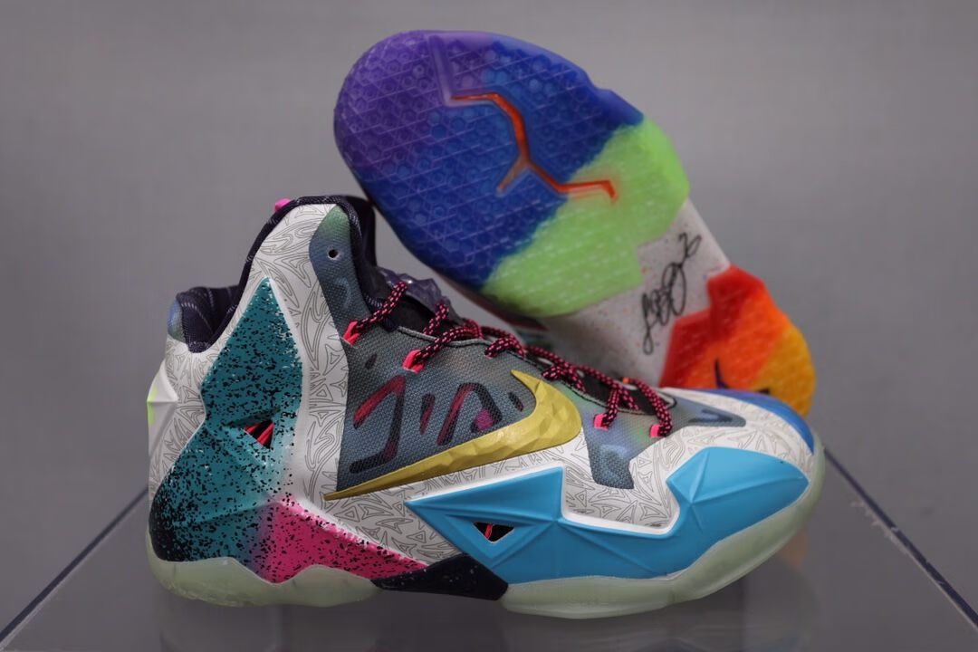 詹姆斯11代鸳鸯lebron11lbj11全明星荧光绿耐磨男运动鞋超级炫40