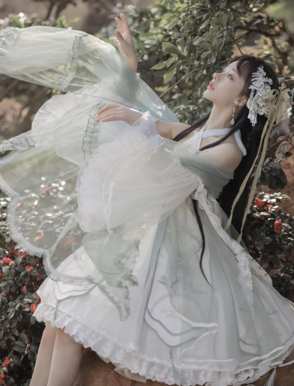 annaetter轻奢潮牌全款现货独角兽之翼师篇章中华风洛丽塔连衣裙jsk