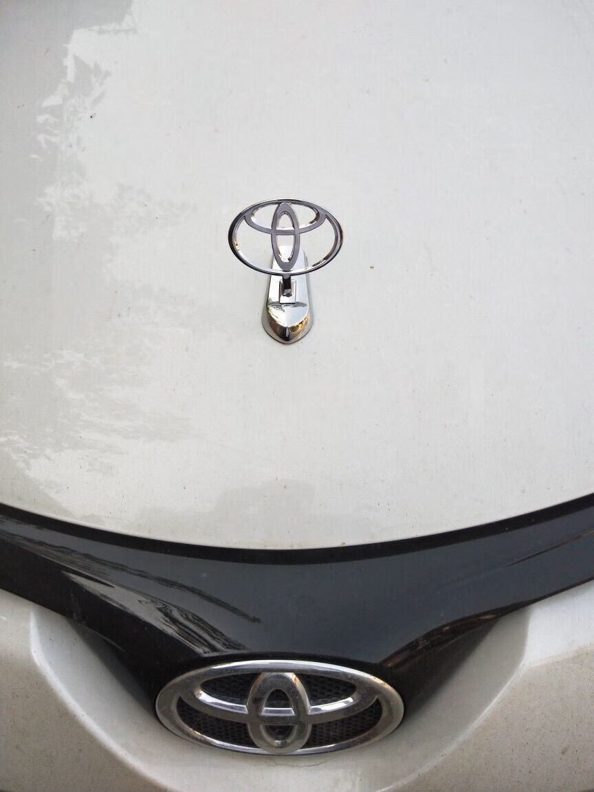 纳仕达丰田装饰立标丰田专用金属立标汽车改装立标车头引擎盖车标志