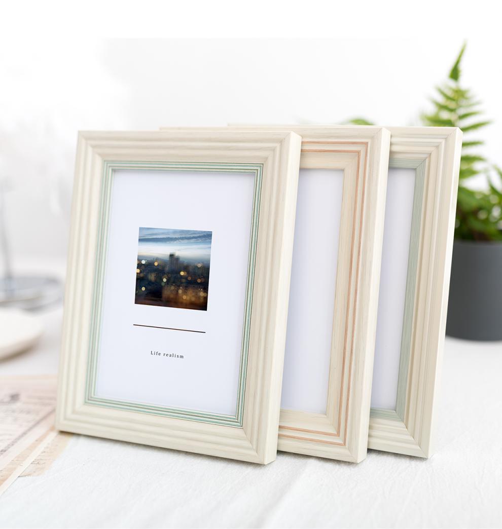 现代简约相框摆台6寸7寸8 10寸洗照片画框挂墙a4儿童像框架相册框