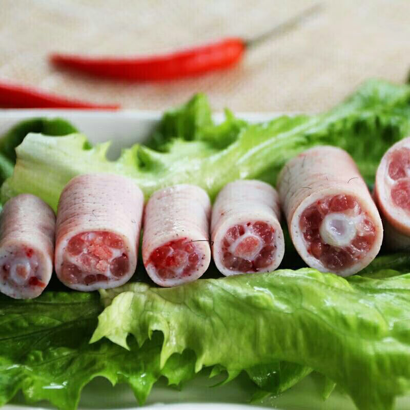 新鲜猪尾巴整根农家散养土猪肉现杀生鲜 新鲜短猪尾巴2斤