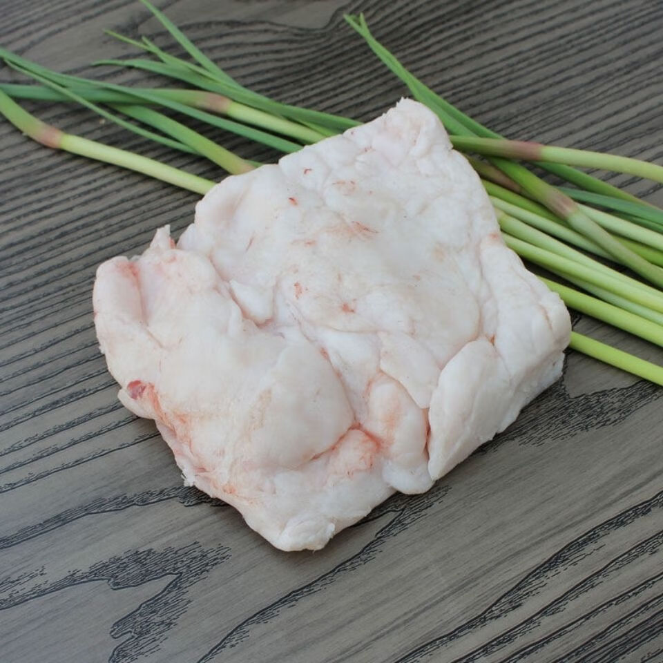 猪板油4斤农家土猪土猪板油肥猪油索维奥新鲜土猪