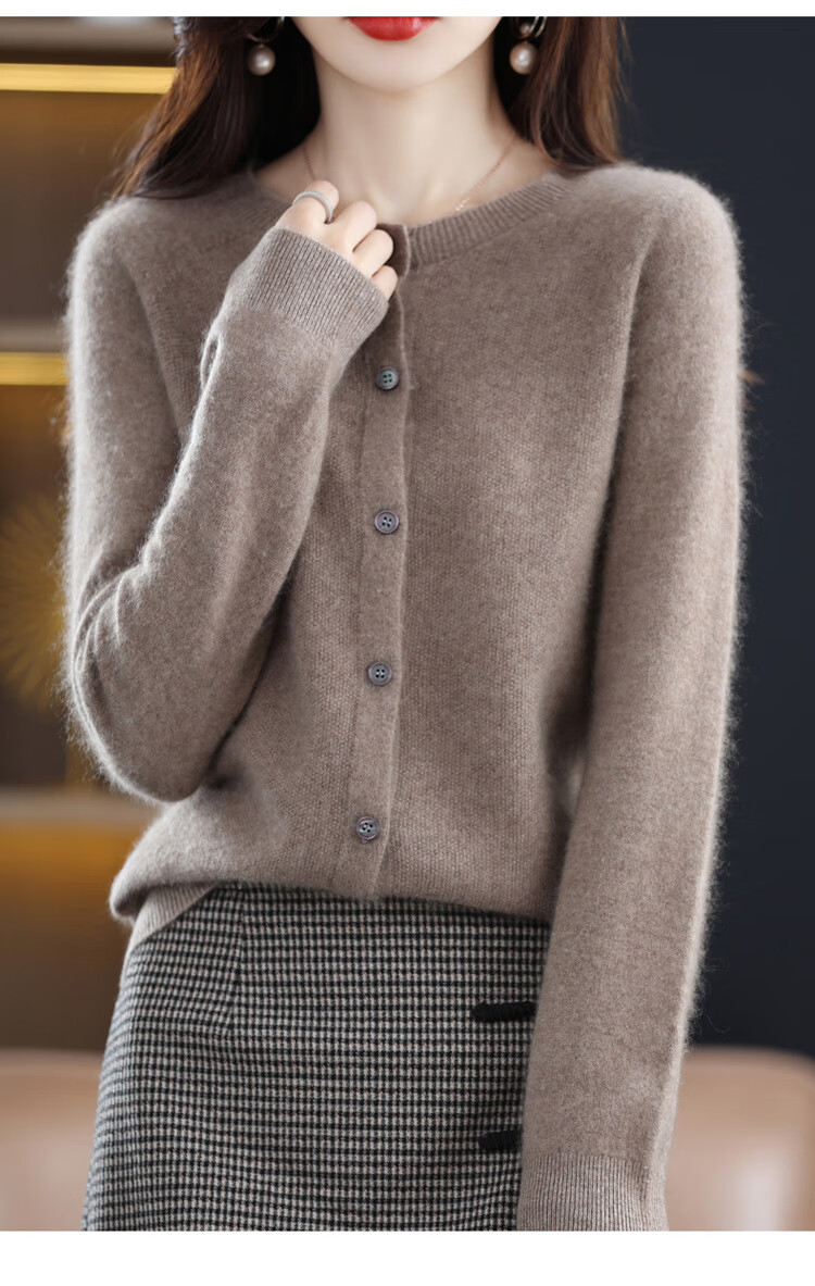 潮汕毛衣女秋季一线成衣开衫装羊毛针织衫士羊毛衫外套东莞大朗针织