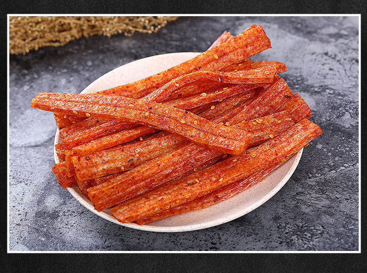 百味丝辣条 138g 长麻辣条辣棒香辣面筋串大包儿时怀旧休闲小吃 百味