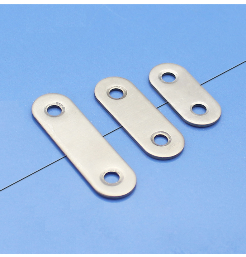 不锈钢直片连接件片一字型固定件角码支架托架tl型五金配件方形直片