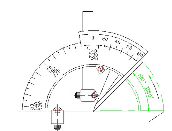 量角器量角器角度尺角度尺分度规量角器测角尺 万能角度尺320度【图片