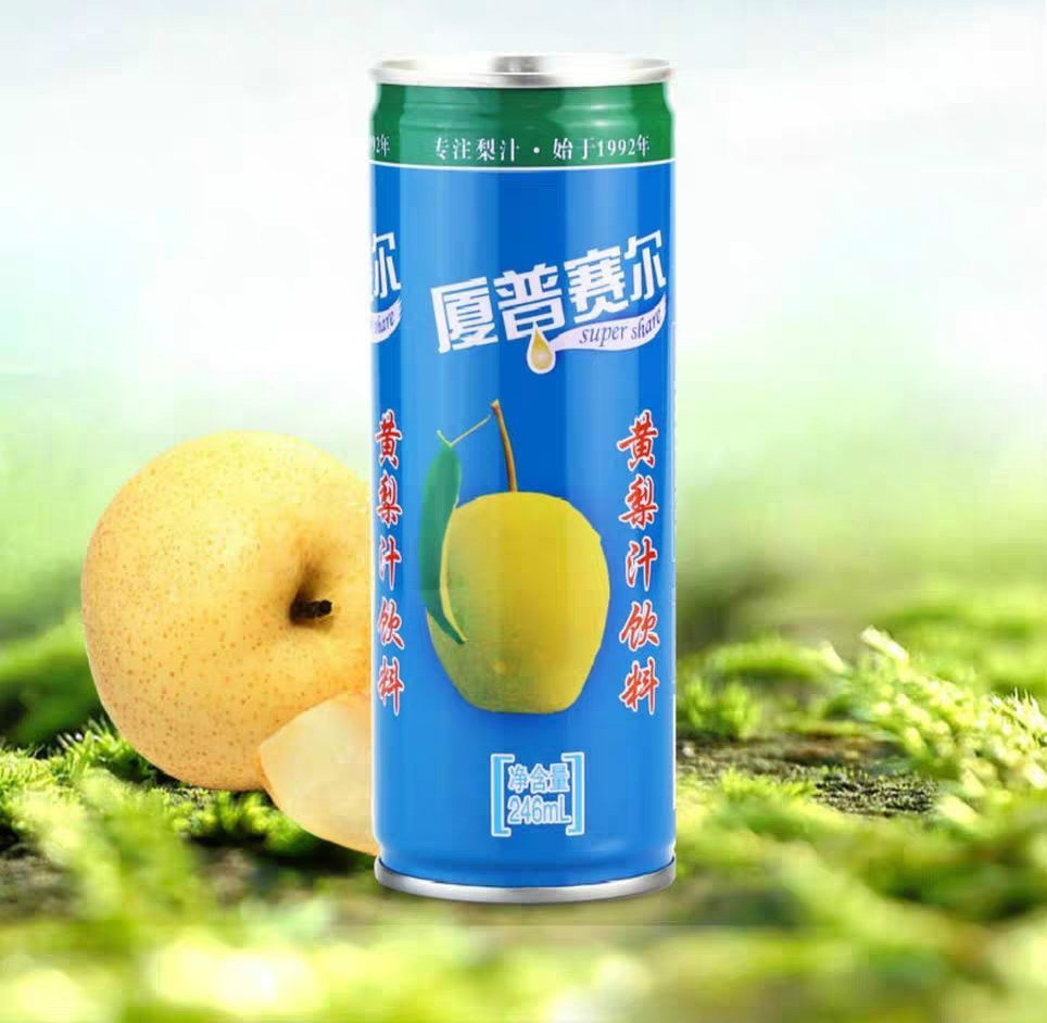 凯偲洽 夏普赛尔黄梨汁饮料饮品山西特产冰糖雪梨浓缩果汁罐装果味