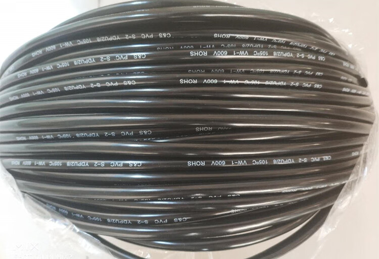 环保pvc套管 线束保阻燃套管 绝缘皮套 黑色塑胶管 电线套 内径7mm