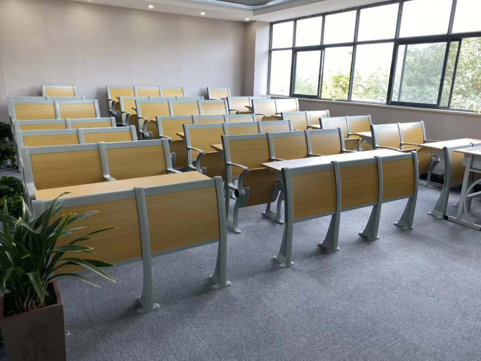 礼堂椅会议室报告厅联排座椅固定自动翻板 铝合金款1(中排,一个座位)