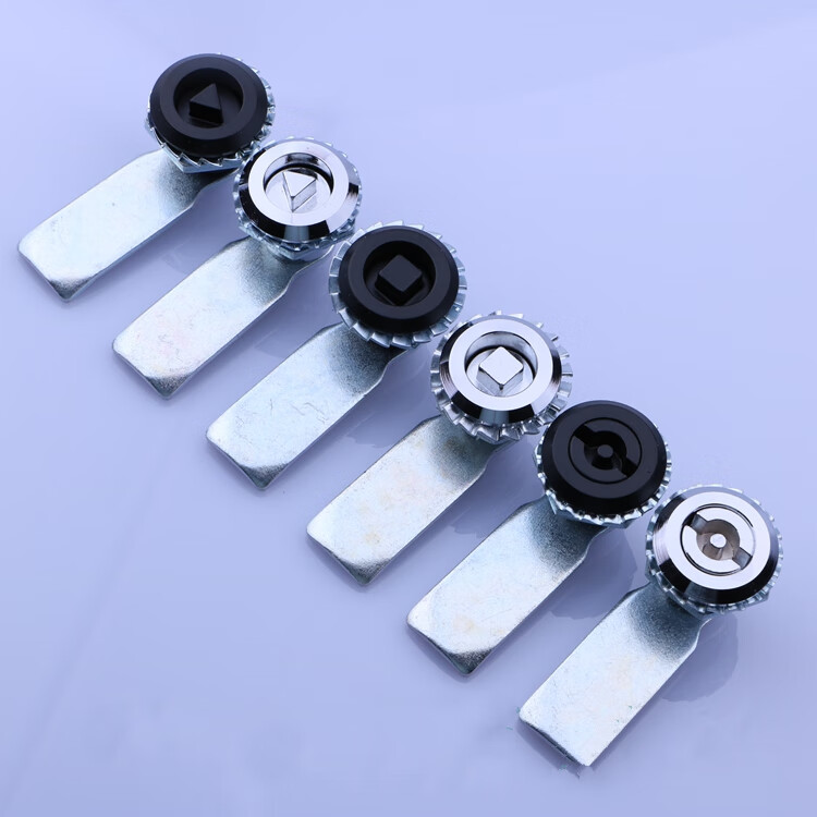 ms705三角锁配电柜圆柱锁果皮柜转舌锁一字锁芯d0三角锁头锁片钥匙