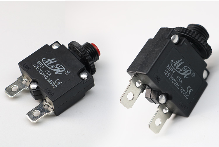 mr1过载电流保护器开关家用汽油发电机配件过流断路器5a10a15a20a