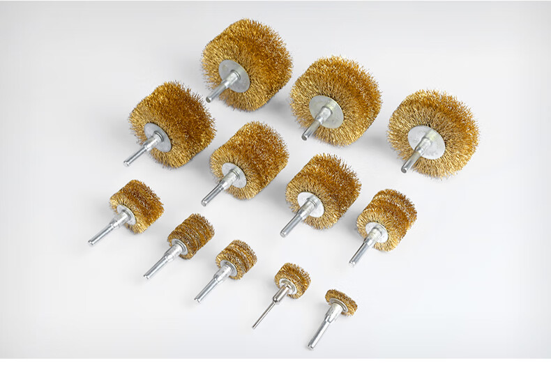钢丝电动钢丝刷子 电动钢丝刷打磨轮除锈铜丝刷铁刷子抛光清洁刷钢丝