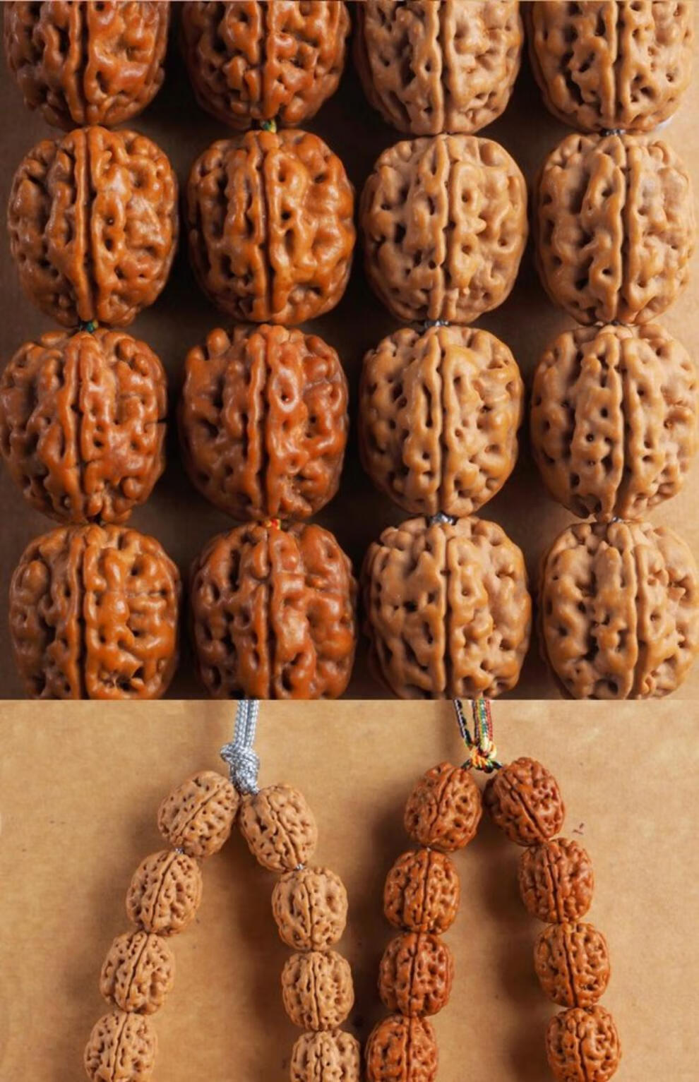 巨型菩提巨型一代盘龙纹小金刚菩提子爆肉红皮狮子头文玩手串佛珠巨型