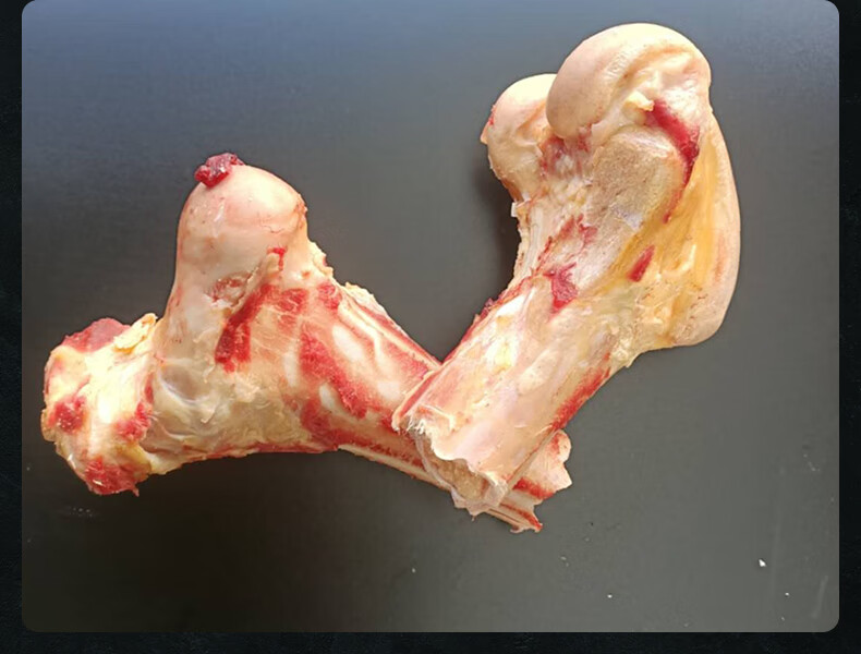 新鲜牛大骨棒牛筒骨牛棒骨牛腿骨牛骨头黄牛骨头骨髓4斤