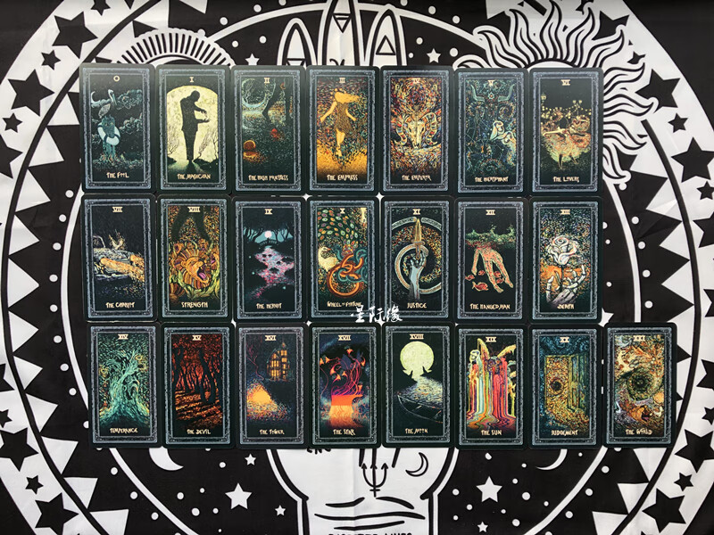 棱镜塔罗牌prismavisionstarot耀光塔罗桌游卡牌单牌6104cm