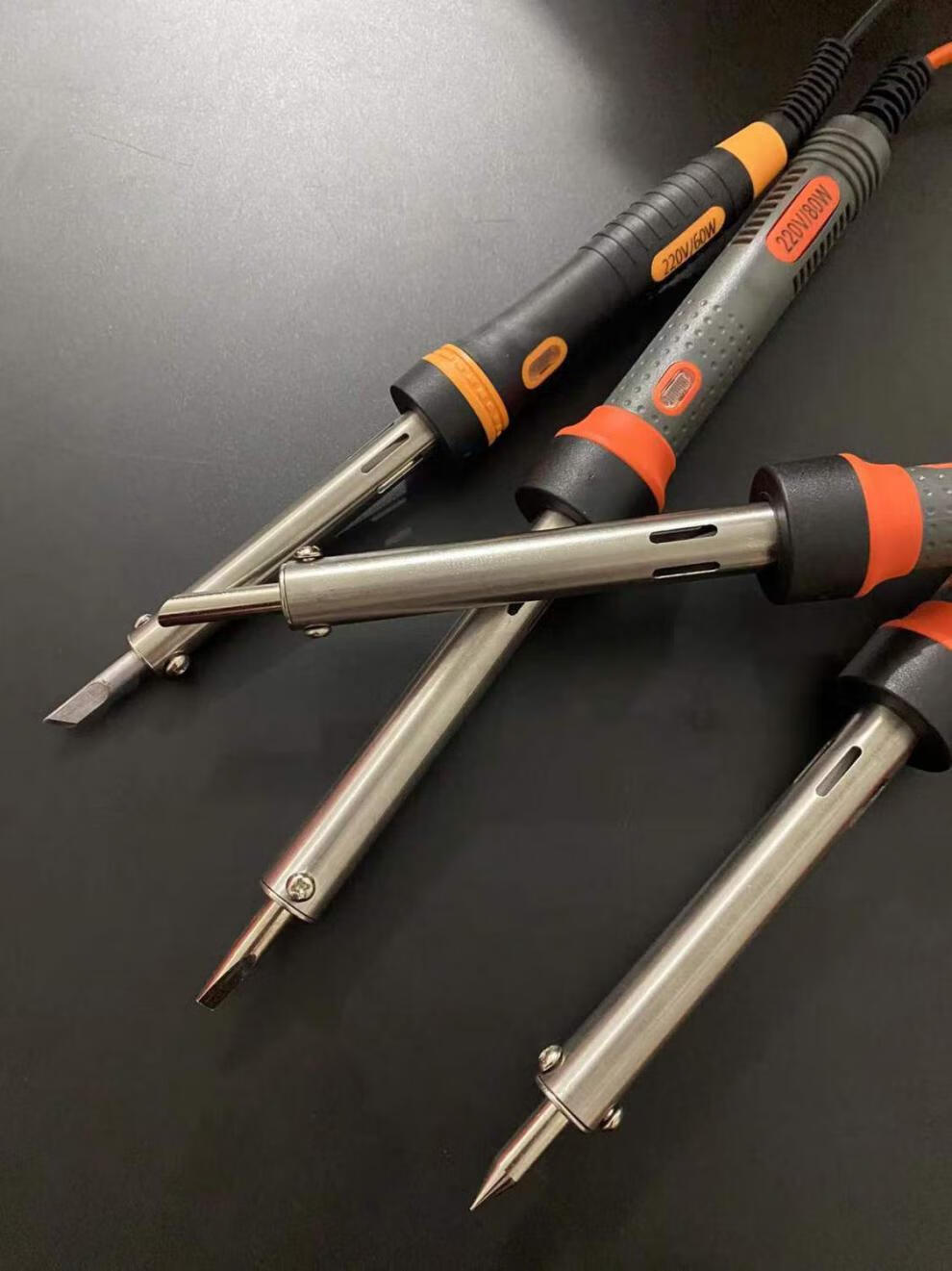 带灯电烙铁外热式环保长寿命30406080100150马蹄扁刀头100w尖头带灯电