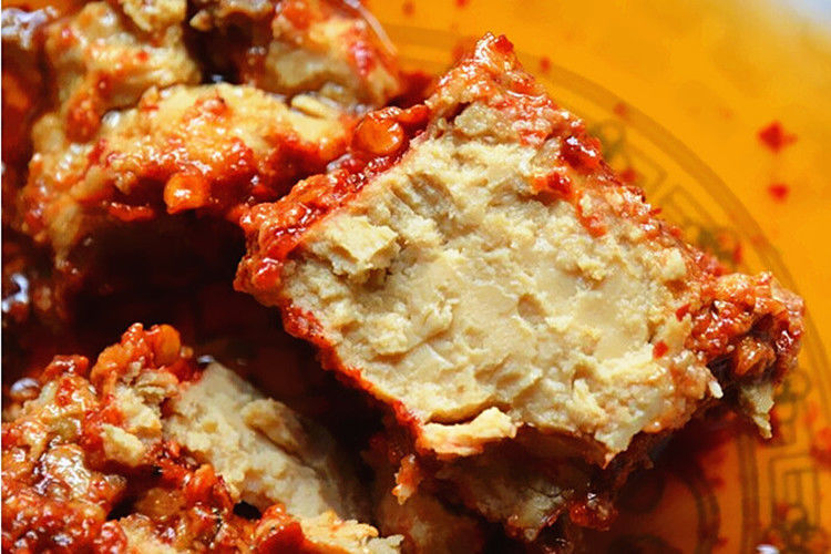 湖北随州特产霉千张卷霉豆腐臭千张广水臭筒子臭豆腐开瓶就吃 霉卷 霉