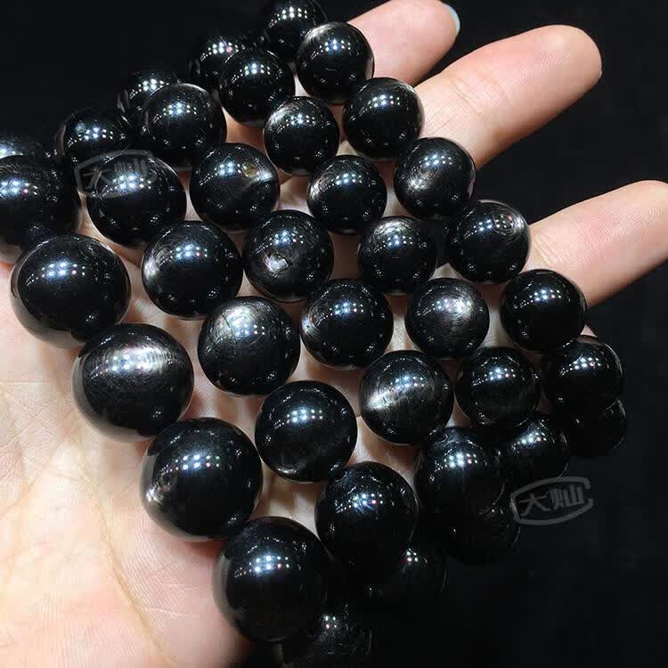 大灿 猫眼石送朋友骨干水晶手串男女实用天然金运石手链送礼月光石