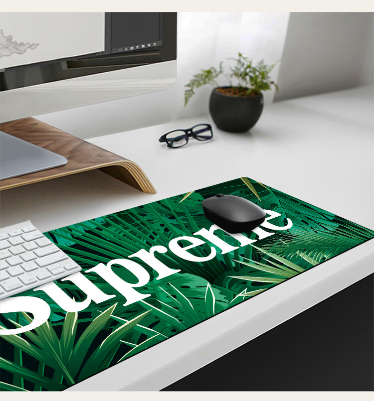 画尚游戏超大号鼠标垫长款可爱卡通加厚办公电脑垫动漫学生键盘垫定制