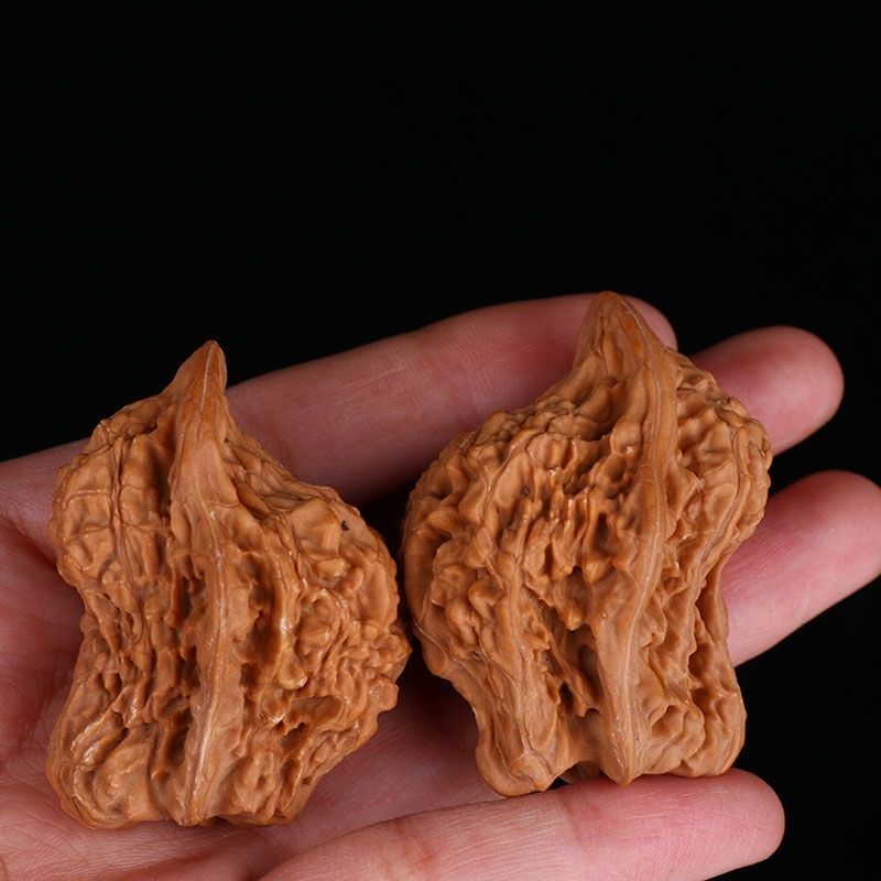 6015老树果文玩野生异形小鸟花生原色文玩核桃盘把玩麻核桃 天然