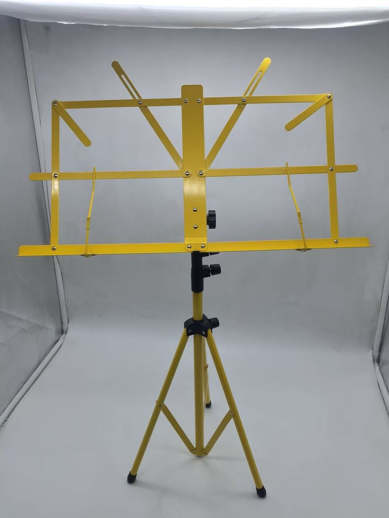 吉他谱架家庭折叠加粗彩色曲谱架小提琴乐谱架子古筝歌谱支架 红色