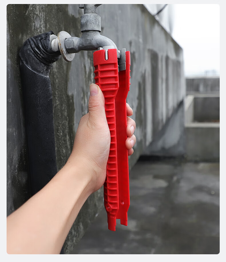 安装水槽多功能板手 水槽扳手神器家用多功能拆卸水龙头工具套装水管