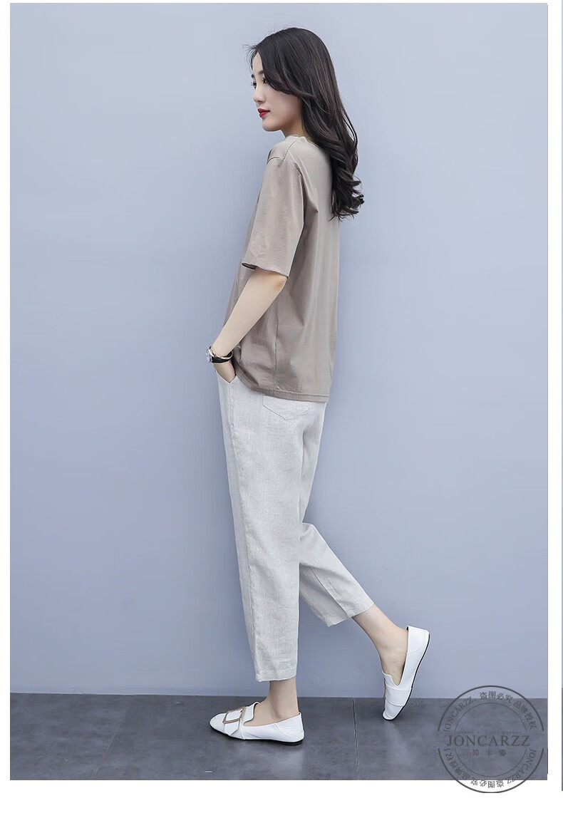 joncarzz品牌运动套装女夏季宽松洋气时尚休闲两件套2020年夏季新款