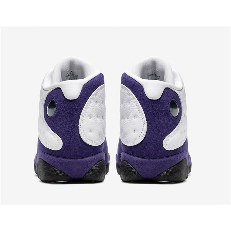 耐克nikejordanaj13乔13男子篮球鞋414571紫金湖人现货41457110545