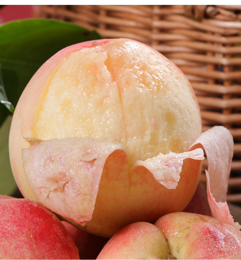顺丰古田水蜜桃福建古田白凤桃子新鲜水果送礼水密桃礼盒装礼盒装10斤