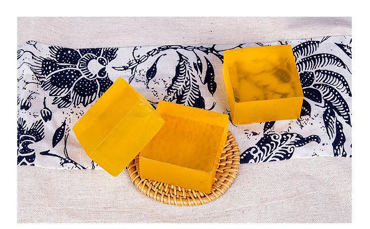 vibely蜂蜜手工皂补水保湿除螨皂洗澡洗脸精油香皂白1块手工滋润除螨