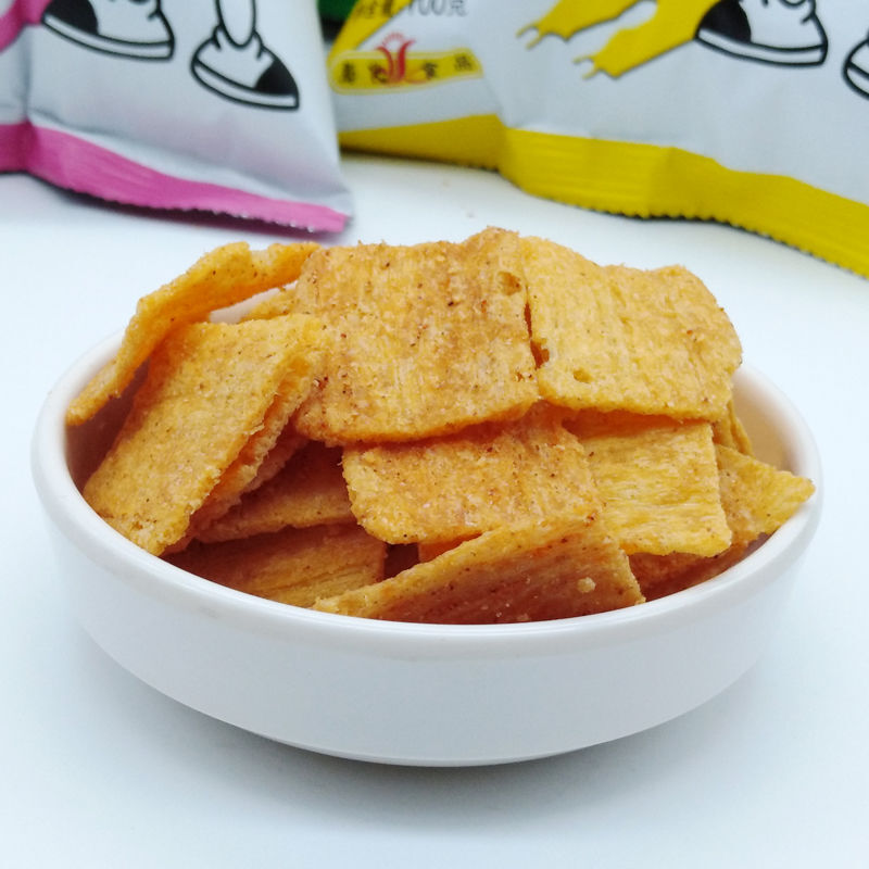 山东特产刘家园豆香锅巴90g麻辣味5种口味休闲膨化怀旧食小吃牛排味